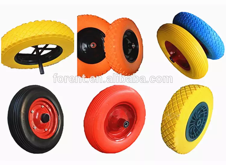 Solid polyurethane foam puncture PU wheel