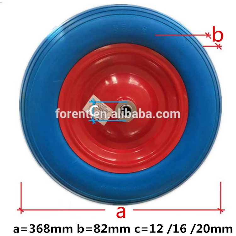 Solid polyurethane foam puncture PU wheel