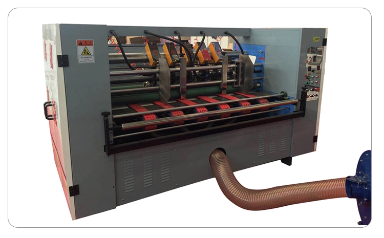 corrugated thin blade slitter and slotter machine