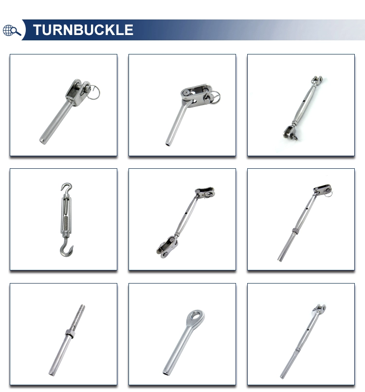 Stainless steel closed body turnbuckle