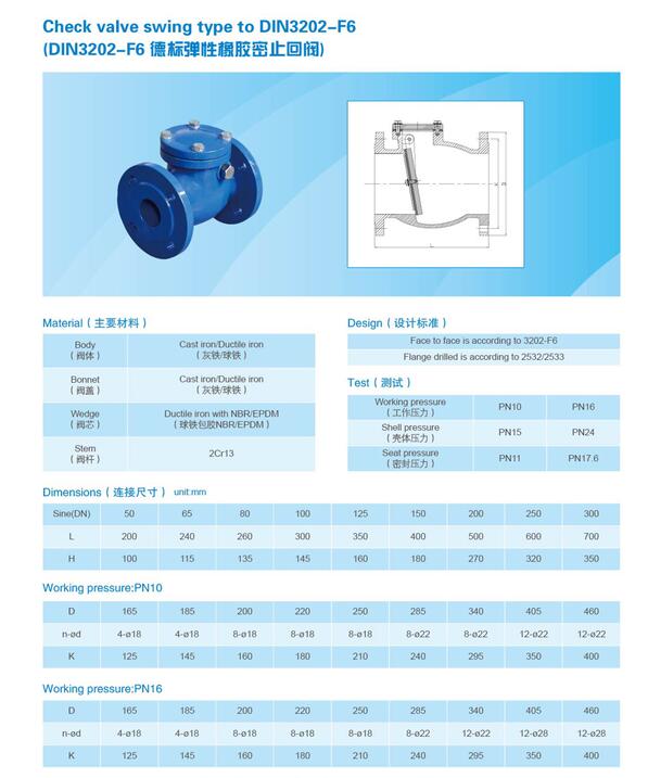 DIN standard Swing Check valve specification.jpg