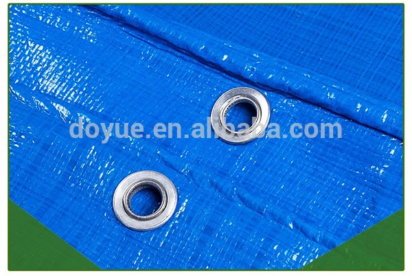 Tarpaulin truck trailer cover,virgin material blue color pe tarpaulin