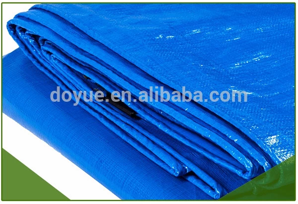 Tarpaulin truck trailer cover,virgin material blue color pe tarpaulin