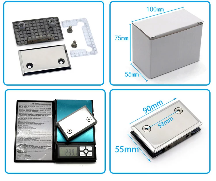 Special Design Shower Enclosure Hinge Fitting Set Stainless Steel Glass Door Hinge