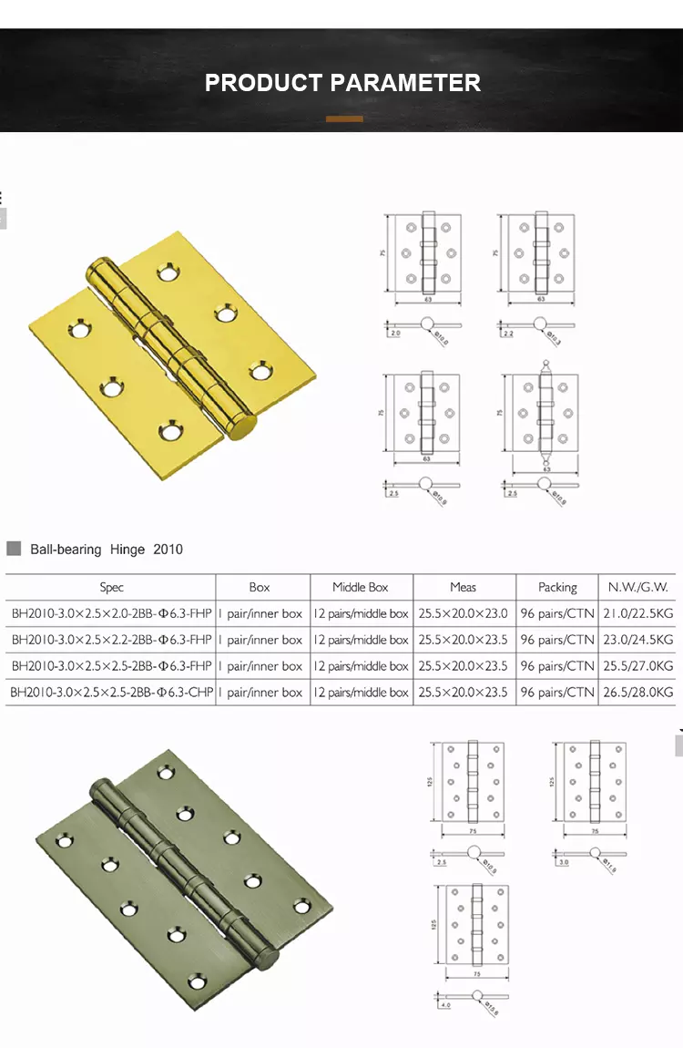 Stainless Steel Light Duty Door Window Hinges