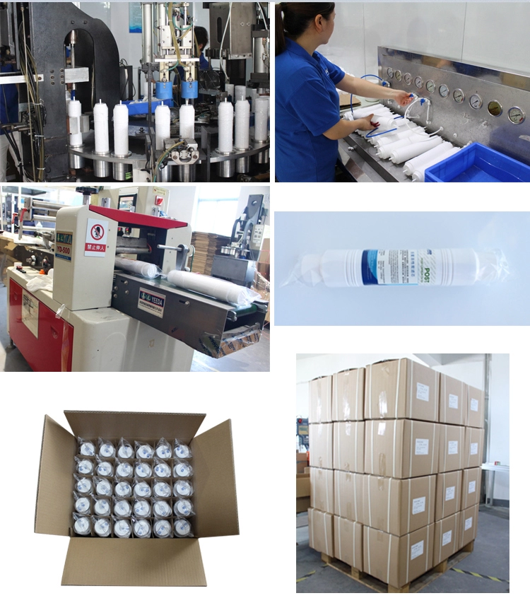 Live broadcast of the product 11inch Home use POST filter element for water purifier filtration system