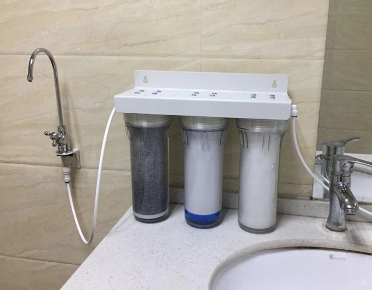 NO PLUG/NO TANK/PET HOUSING 3 stage activated carbon filter cartridges filter water filter clear color