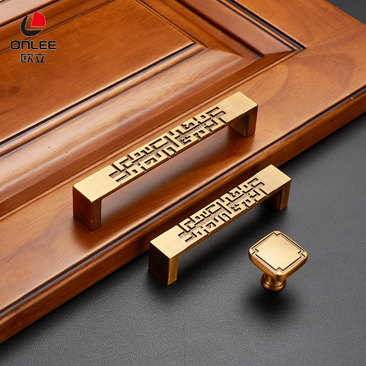 China manufacture modern bedroom door brass high quality cabinet oven handle