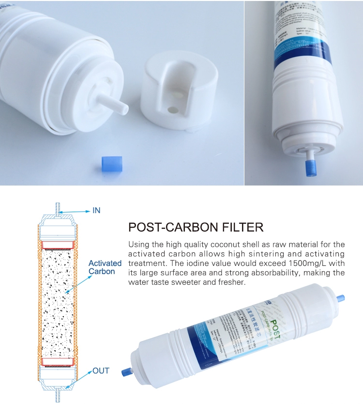Live broadcast of the product 11inch Home use POST filter element for water purifier filtration system