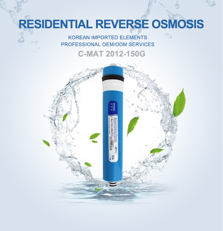 popular residential use blue tape 2012-150G RO membrane 2012-150