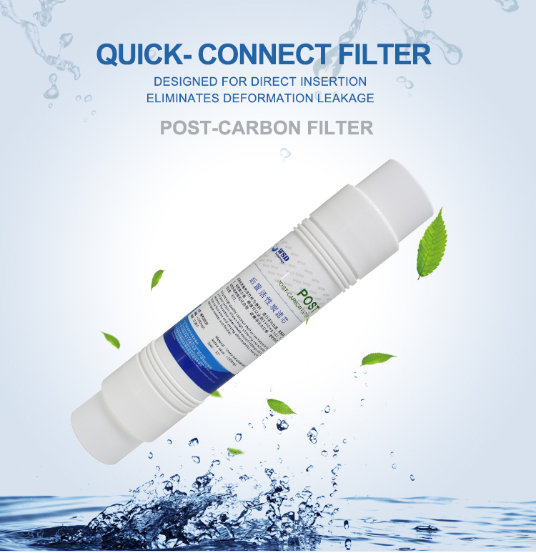 Live broadcast of the product 11inch Home use POST filter element for water purifier filtration system