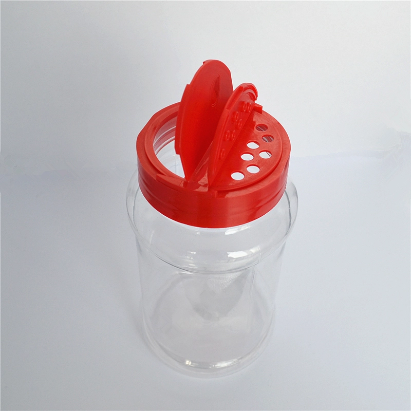 food grade 500ml round pet spice plastic jar pepper shaker