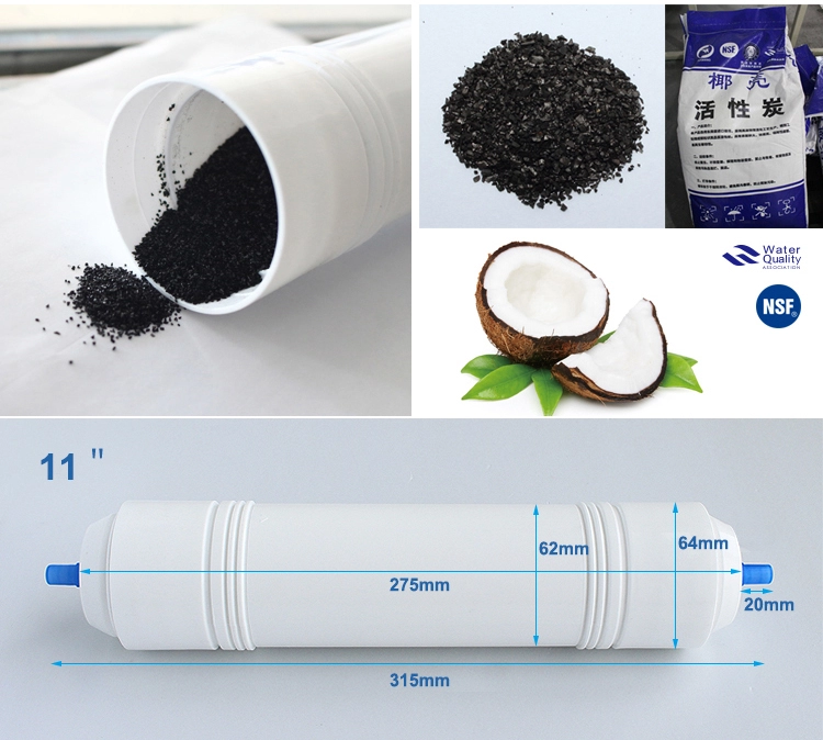 Live broadcast of the product 11inch Home use POST filter element for water purifier filtration system