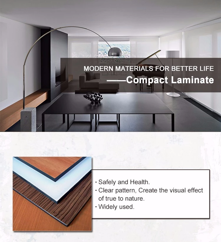 Polybett woodgrain compact hpl sheets used in hpl cabinet bathroom