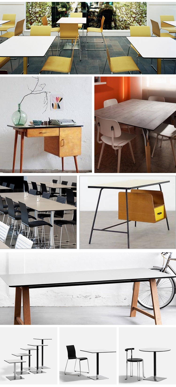 Customizable waterproof phenolic resin hpl compact laminate for restaurant tabletops