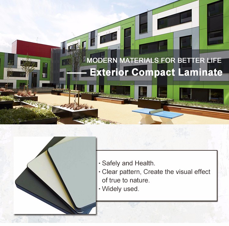 polybett Anti-uv hpl exterior compact laminate sheet for outdoor bench
