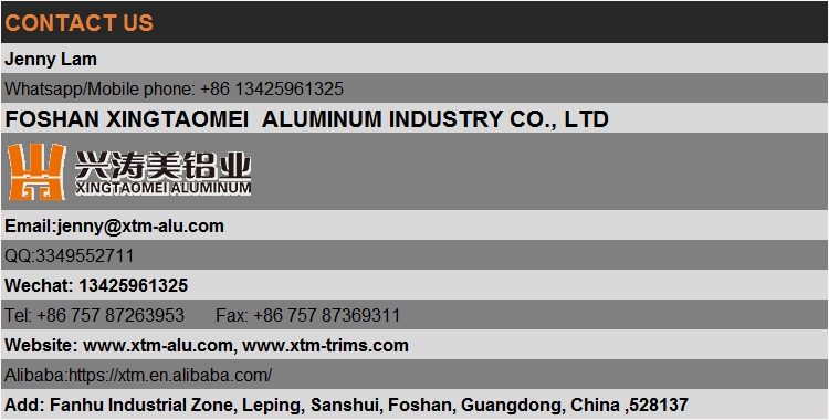 6063 T5 Aluminum Chrome Tile Trim