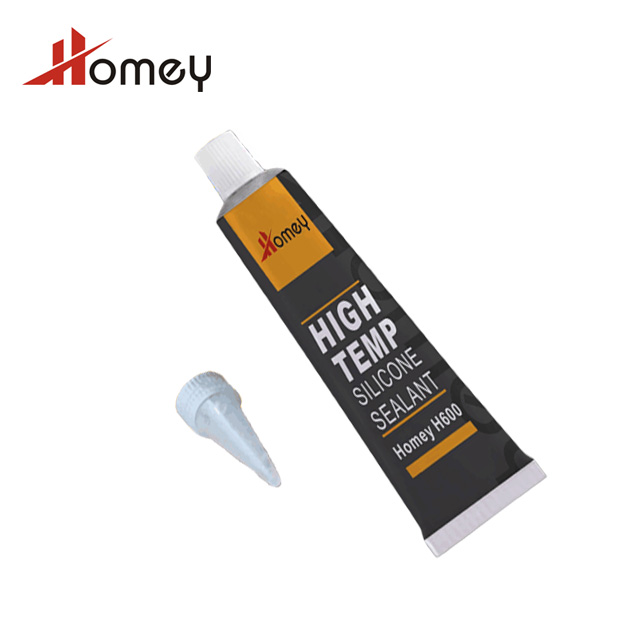 Homey H600 best quality high temp acetoxy rtv silicone sealant glue for bonding