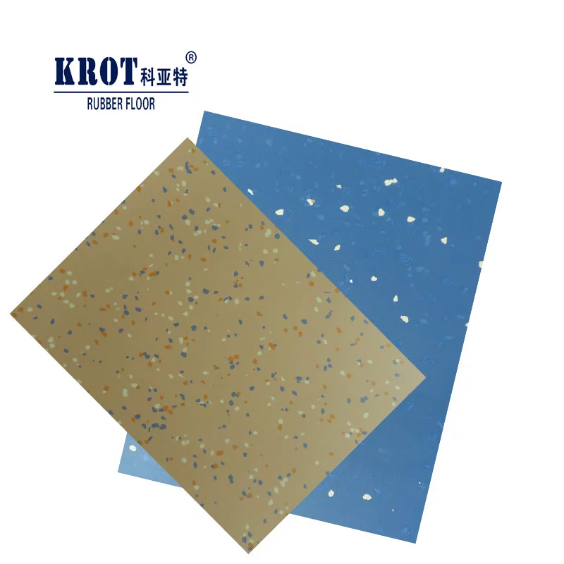 Top quality floral rubber flooring for indoor and outdoor