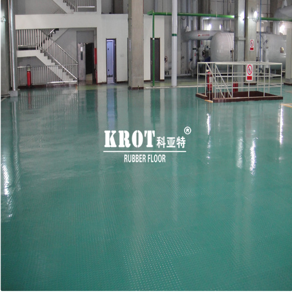 Industrial rubber flooring