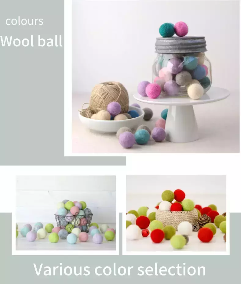2020 trending Manufacturer 100% Wool Felt dryer ball hot sales