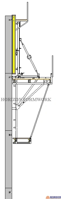 Climbing Formwork CB240 for Core Wall and Bridges