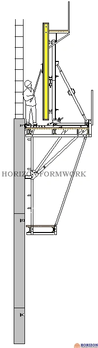 Climbing Formwork CB240 for Core Wall and Bridges