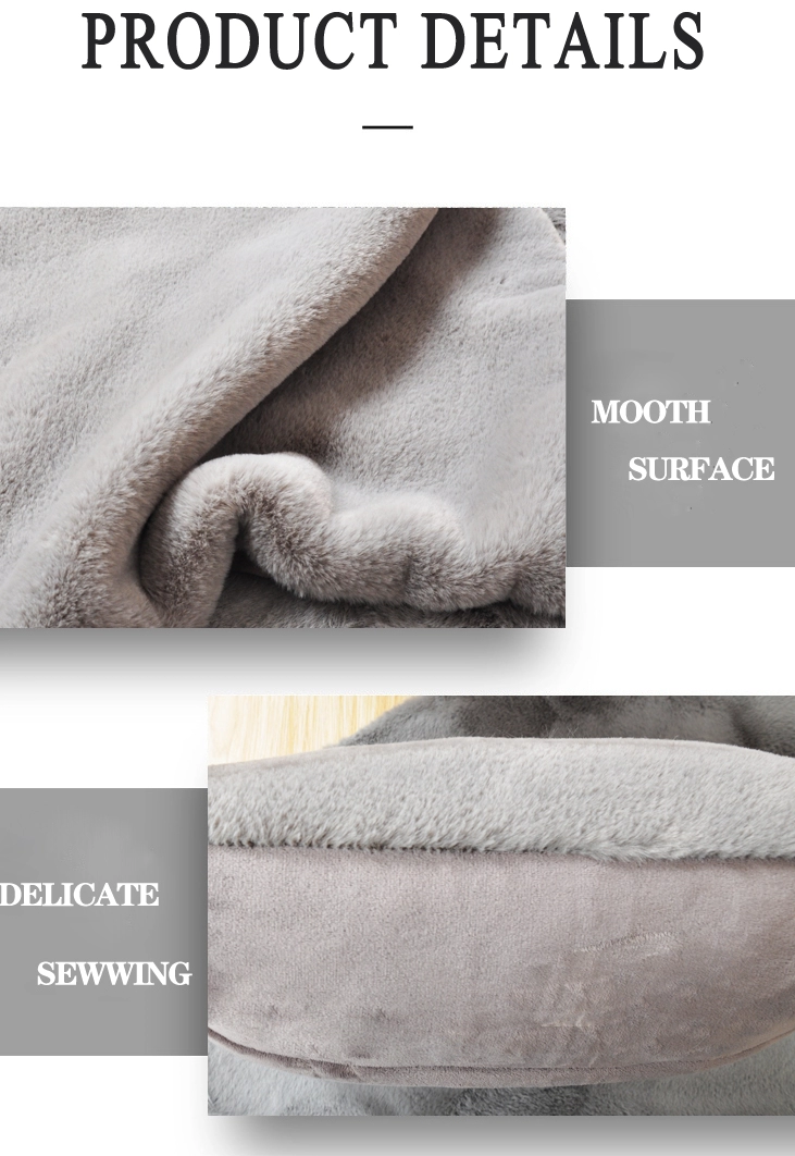 Many Color Decorative cushion cover Faux Fur Fabric Throw Pillow for the Living Room or Bedroom