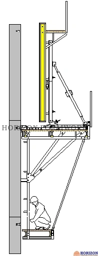 Climbing Formwork CB240 for Core Wall and Bridges