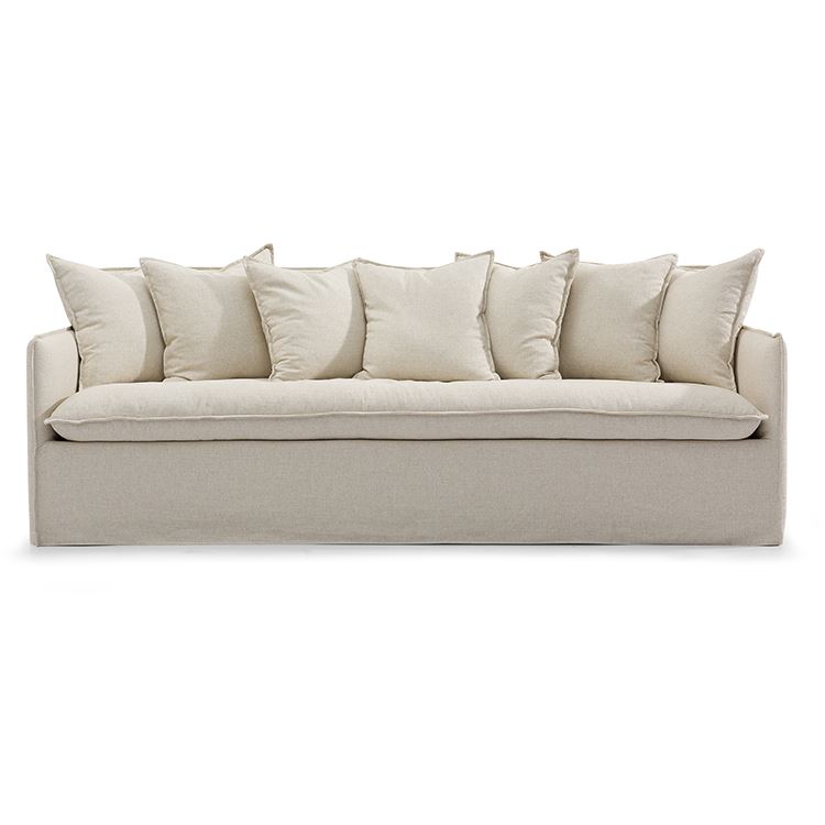 With contemporary form and pinched seam detail a modern sofas
