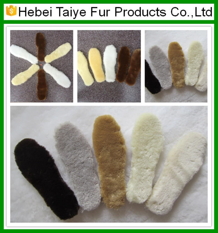 kids fur shoe insole