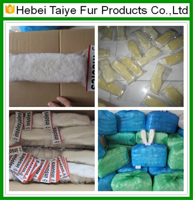 kids fur shoe insole