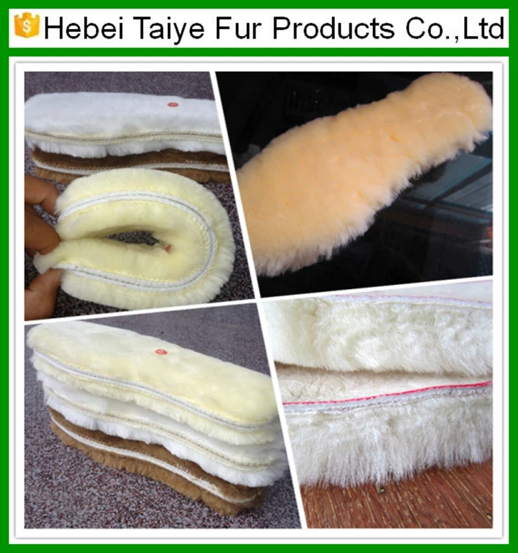 kids fur shoe insole