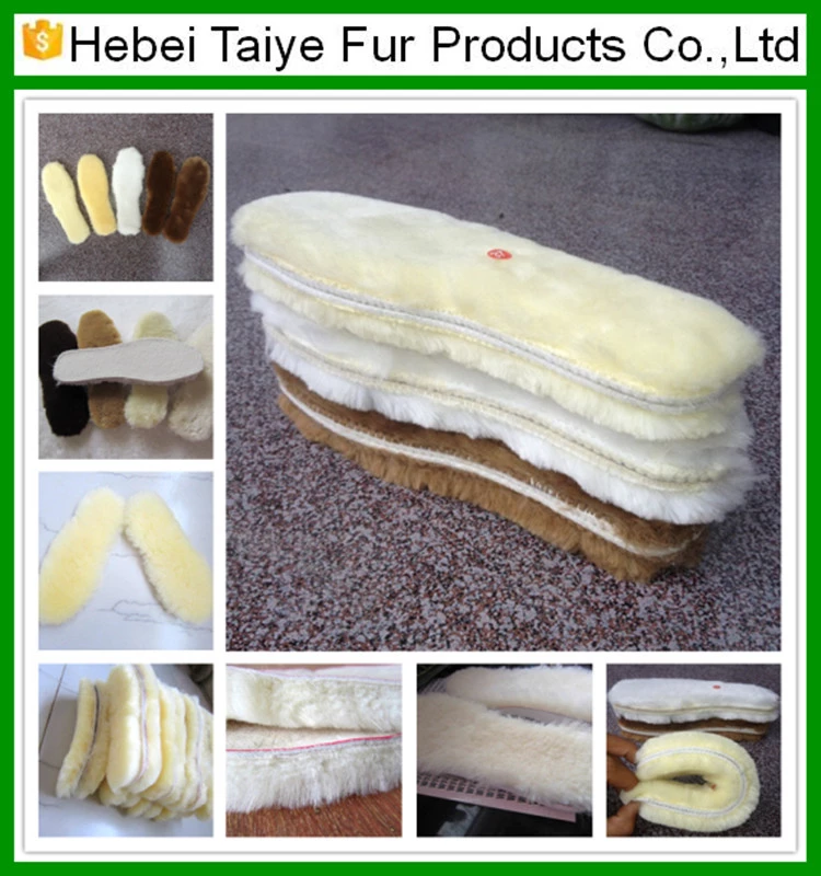 kids fur shoe insole