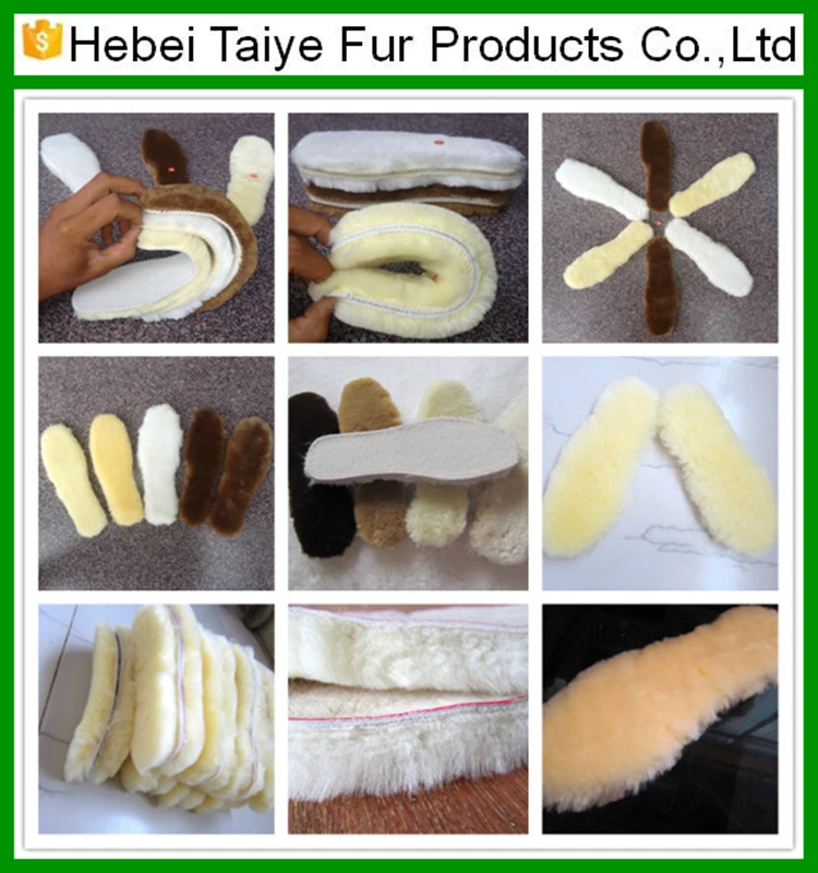 kids fur shoe insole