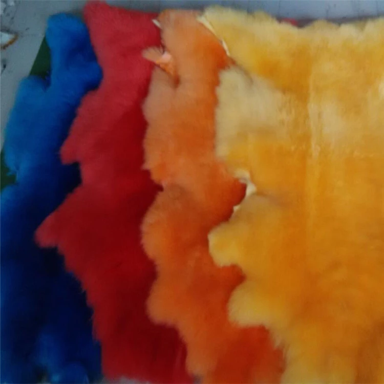 Natural pure white sheepskin fur rugs on sale
