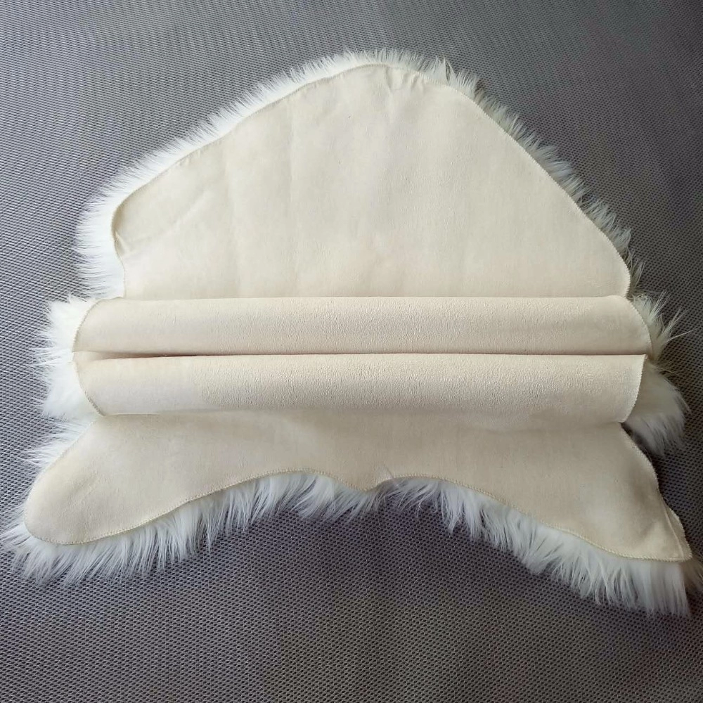 Natural pure white sheepskin fur rugs on sale