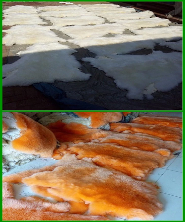 Natural pure white sheepskin fur rugs on sale