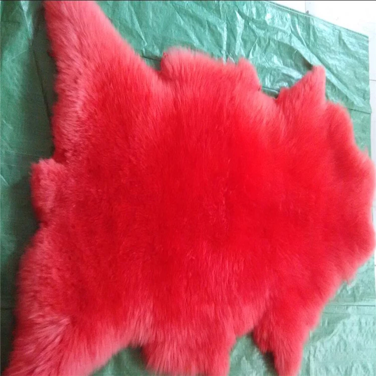 Natural pure white sheepskin fur rugs on sale