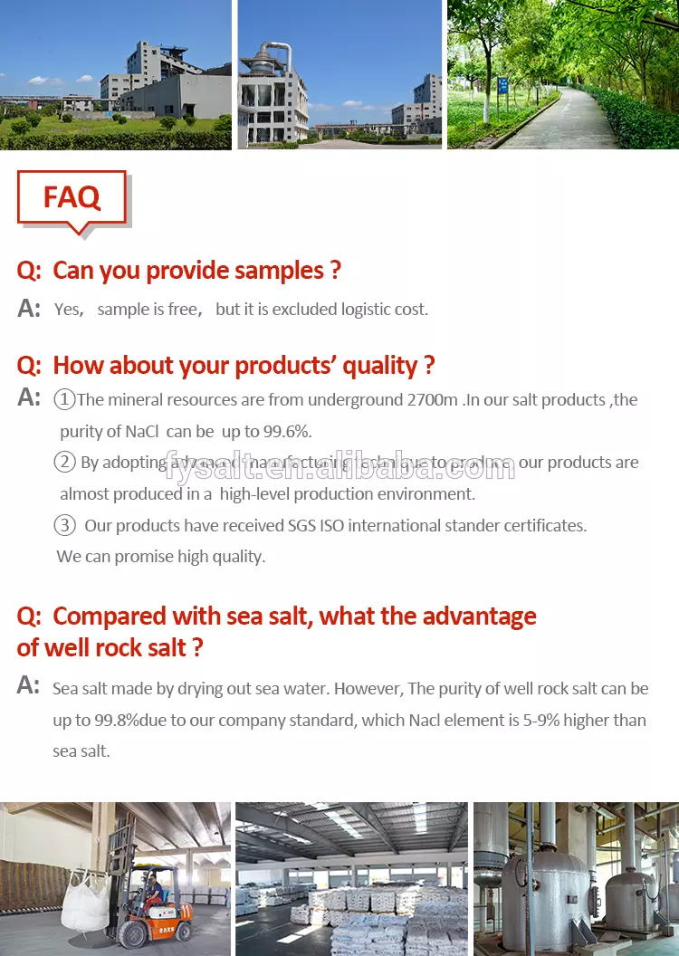 No Iodine Salt 25kg package for food processing