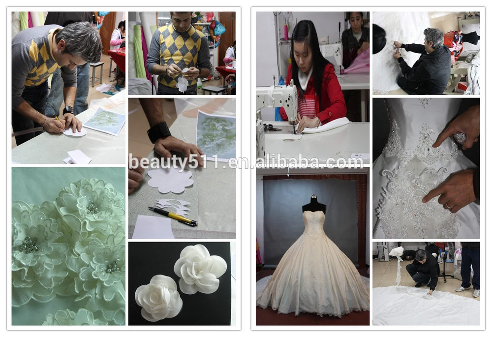 Custom 2019 Charming Sheath Off-shoulder Long tail Empire Lace Wedding Gowns and Bridal Dress TS28