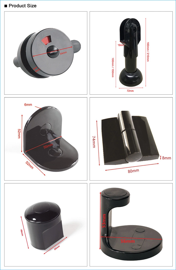 Popular Design Bath Cubicle Bathrooms Partition Nylon Accessories Toilet Cubicle Fittings