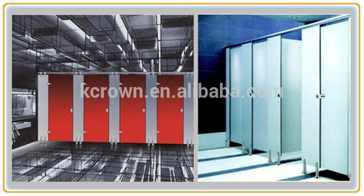 HPL Compact Laminate Cheap Public Toilet Cubicles