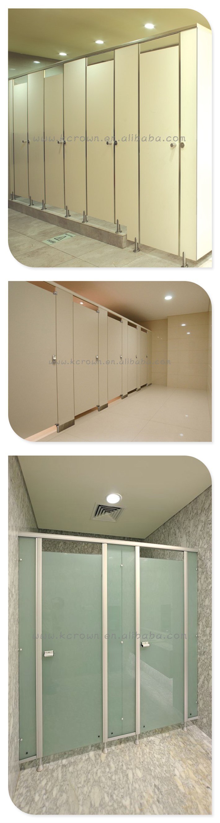 Toilet partition material