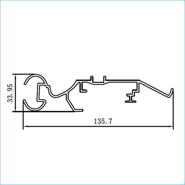 High quality Wall Mounted Porch Anti-Collision Plastic Pvc Hospital Handrail