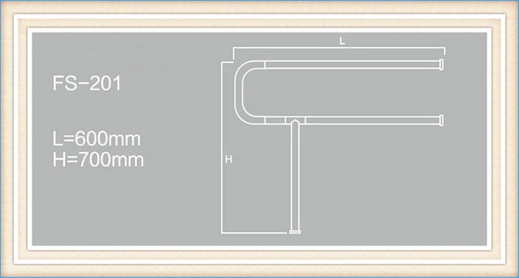 Support Custom Design Bathroom Grab Barrier-free stainless steel handrail