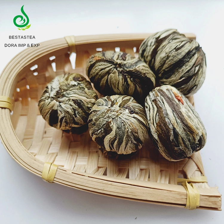 Wholesale Handmade Fresh Beauty Globe Amaranth Jasmine Tea Flower Blooming Tea Ball