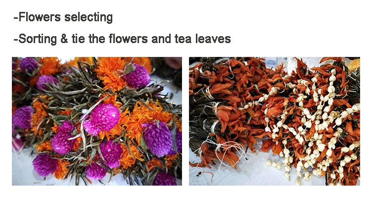 Wholesale Handmade Fresh Beauty Globe Amaranth Jasmine Tea Flower Blooming Tea Ball