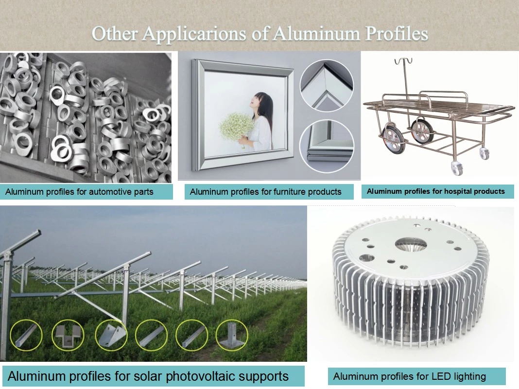 advertising 6001 alloy aluminium profile for building