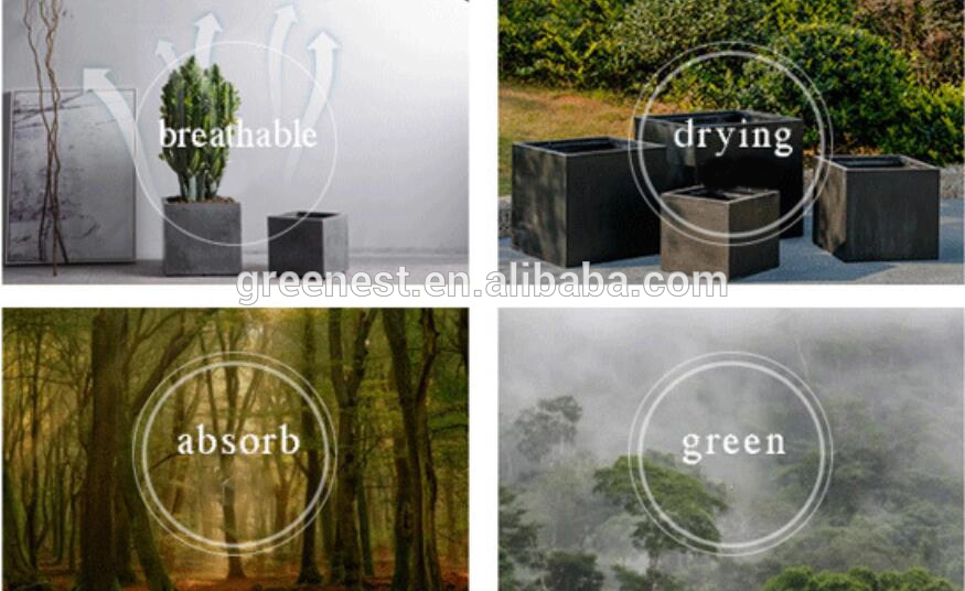 2019 outdoor garden cement flower pots